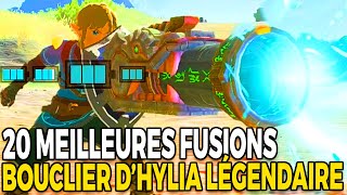 20 MEILLEURES FUSIONS ? (BOUCLIER D'HYLIA EN-FIN DÉVOILÉ no Glitch TEARS OF THE KINGDOM) ZELDA TOTK