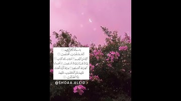 الحمدلله رب العالمين 🌸✨ (سورة الفاتحة) بصوت القارئ هشام الهراز ✨