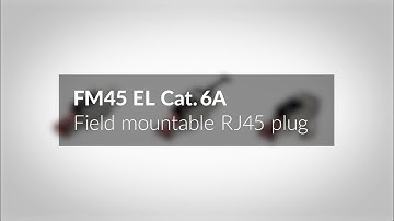 Field Mountable RJ45 Connector - Next Generation with Full Metal Housing
