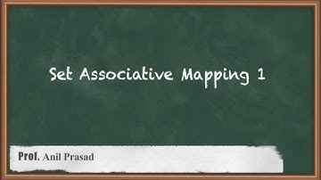 Set Associative Mapping 1 | Memory | GATE | Computer Organisation & Architecture | CSE