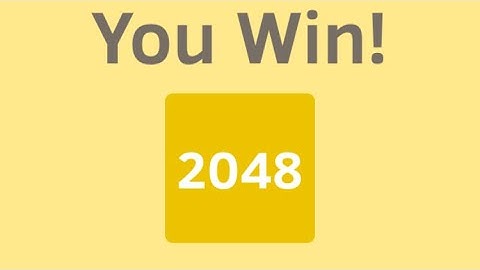 Winning 2048 made easy! No cheat required