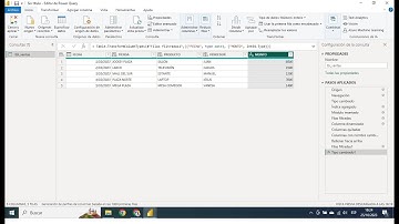 Curso de Power BI: Cómo convertir un reporte de columnas apiladas a Tabla en Power Query - Sesión 13