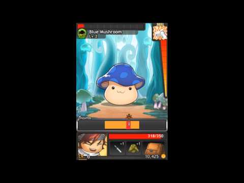 Maplestory Cave Crawlers for Iphone - Sleeping Forest Dungeon Gameplay