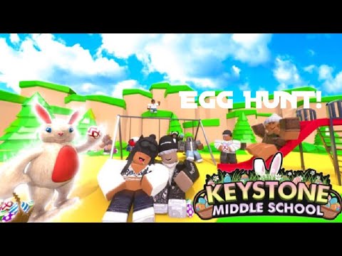 ALL EGG LOCATIONS ROBLOX KEYSTONE MIDDLE SCOOL - YouTube