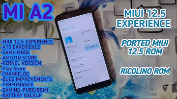 A10 MIUI 12.5 RICOLINO EDITION CUSTOM ROM FOR MI A2 || FULL REVIEW OF THE ROM