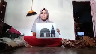 Kolase budaya ( Rumah Adat Honai Papua Barat)Mapel prakarya dan kewirausahawan