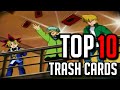 TOP 10: Trash Yugioh Cards