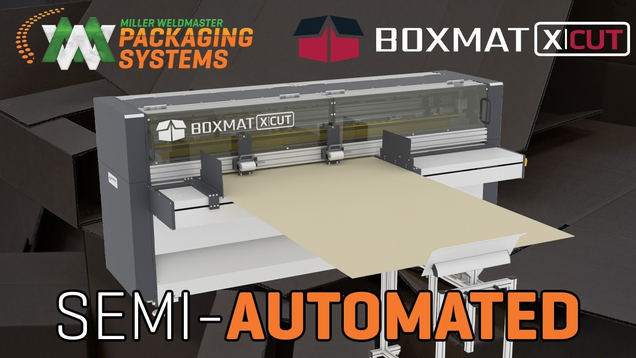 Semi-Automatic Box Making Machine - BOXMAT X-CUT 