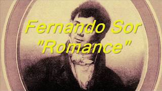 Video thumbnail of "Romance: Fernando Sor"