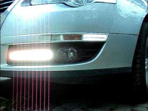 Пассат Б6 ходовые огни в поворот нике 2 - YouTube