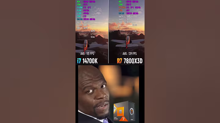 Ryzen 7 7800x3d vs i7 14700k .