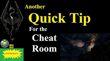 Skyrim (mods) -  Another Quick Tip for the Cheat Room