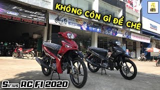 Xe máy Sirius Halim RC màu đen đỏ mận 2020