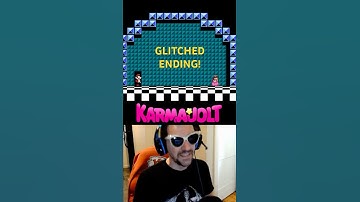 Glitched Ending - Super Mario Bros 3 (NES) Wrong Warp in Level 7-1 - A Wild Glitch Appears! #shorts