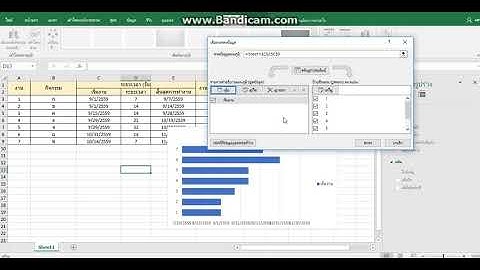 สร้าง Gantt Chart แบบง่ายๆ ด้วย Microsoft Excel