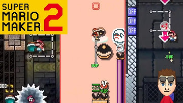 [SMM2] Short Kaizo Levels Compilation #1