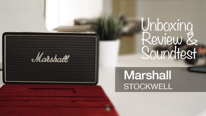 Marshall Stockwell Con Funda Y Soporte Altavoz Bluetooth –