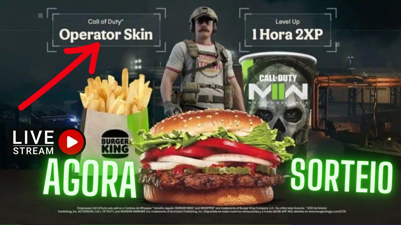 Call of Duty: Modern Warfare II - Burger King Operator Skin (WARZONE 2.0)