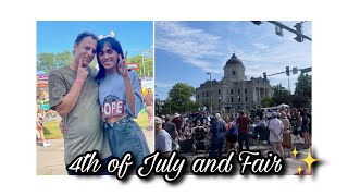 July Weekend vlog: 4th of JULY and FAIR 🎇🎡🎢 | Justin Alcazar | 2023