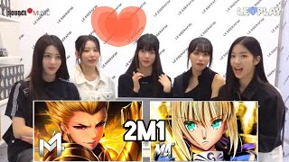 💥 LE SSERAFIM React 2m1 Gilgamesh - Perdi Tudo + Saber - Excalibur (Fate) | M4rkim