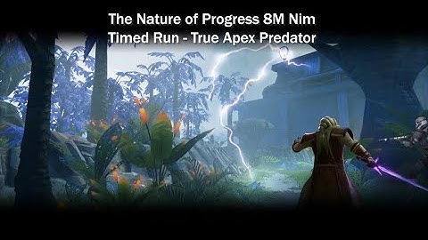 Swtor 7.6 The Nature of Progress Master Mode - Timed Run - Sin Tank PoV