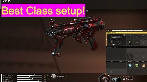 Best VPR class setup in infinite warfare!