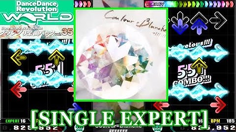 【DDR WORLD】 Couleur=Blanche / #FFFFFF [SINGLE EXPERT] 譜面確認+Clap