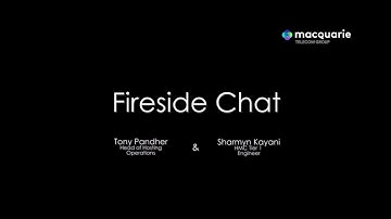 Fireside Chat - Sharmyn Kayani, HMC Graduate speaks to Tony Pandher, Head of Hosting Operations