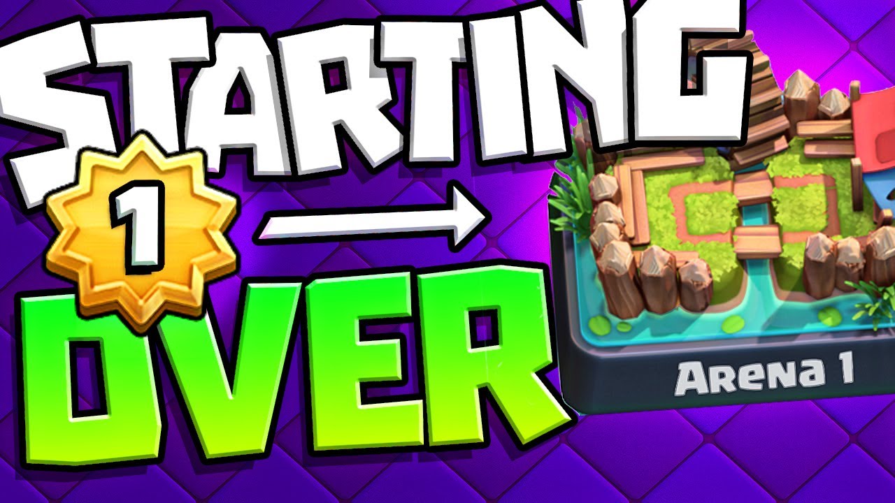 Starting Over!!! F2P Clash Royale Account