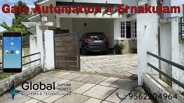 Sliding Gate Opener at Ernakulam| Gate & Home Automation| Google Assistant, Alexa | 📞9562204964