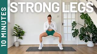 10 Minutes To Stronger Legs - No Equipment - Feel the Burn 🔥