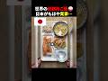 ㊗️1000万回再生！！世界の刑務所ご飯🍚日本がもはや実家… #ほっこりショート