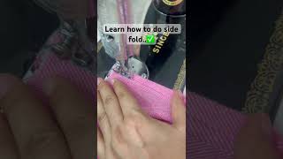 Sewing102 - How to sew a perfect side fold? Tutoriel couture pour débutants