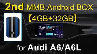 MMB Android 9 Multimedia Video BOX on AUDI A6 A7 A4 Q5 Apple CarPlay Youtube Netflix Split Screen
