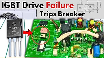 Inverter AC PCB IGBT Driver Circuit Repair & Explained, He Failed.