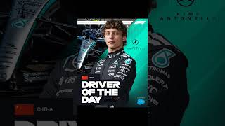 Kimi is Driver of the day.  #ChineseGP 🇨🇳 #ChinaGP 🇨🇳 #F126 #F1 #MiamiGP 🇺🇸 