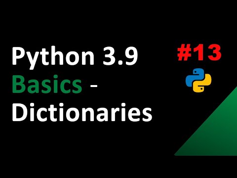Python 3.9: Dictionaries