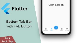 Flutter: Bottom Tab Bar Navigation with FAB Button screenshot 5