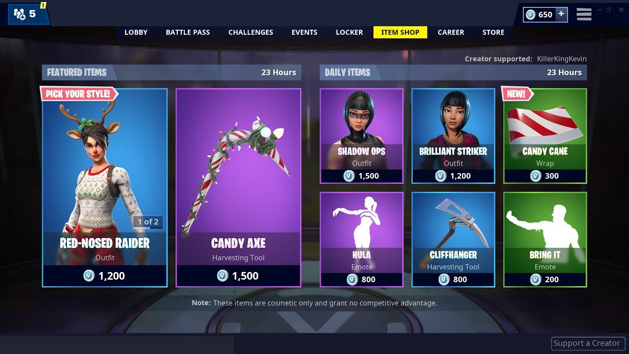 Red Nosed Raider And Ranger Candy Cane Wrap Fortnite Item Shop - red nosed raider and ranger candy cane wrap fortnite item shop