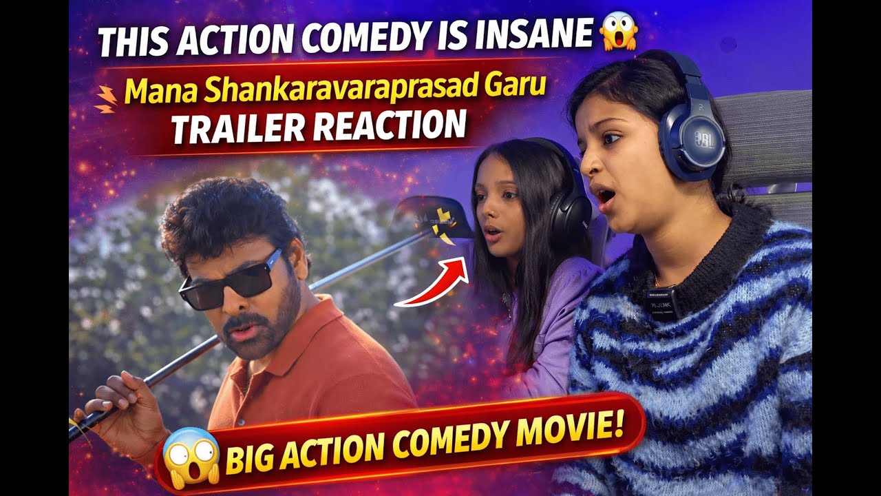 This Action Comedy Is Insane 😱🔥 | Mana Shankaravaraprasad Garu Trailer Reaction