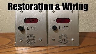 Elevator Part Restoration and Wiring: Vintage Schindler Buttons Wealth