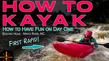How to Kayak: First-Time Kayakers Take On Whitewater Rapids