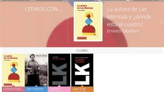 Tutorial Club virtual de lectura. Instituto Cervantes screenshot 1