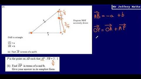17. Vectors (GCSE Maths - Edexcel Practice Tests Set 2 - 3H)