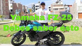 Yamaha FZ25 //opinión usuario