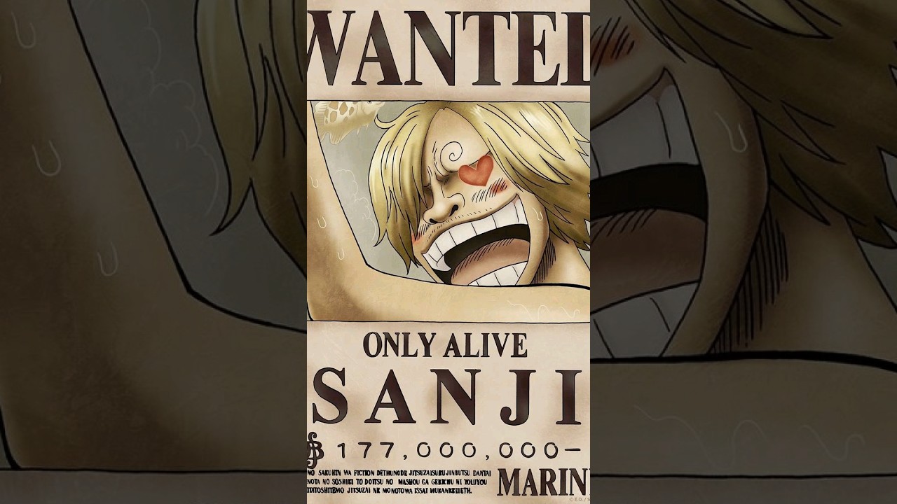 Sanji Wanted Poster 