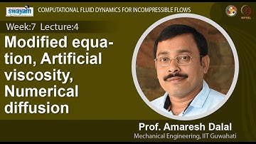 Lec 23: Modified equation, Artificial viscosity, Numerical diffusion