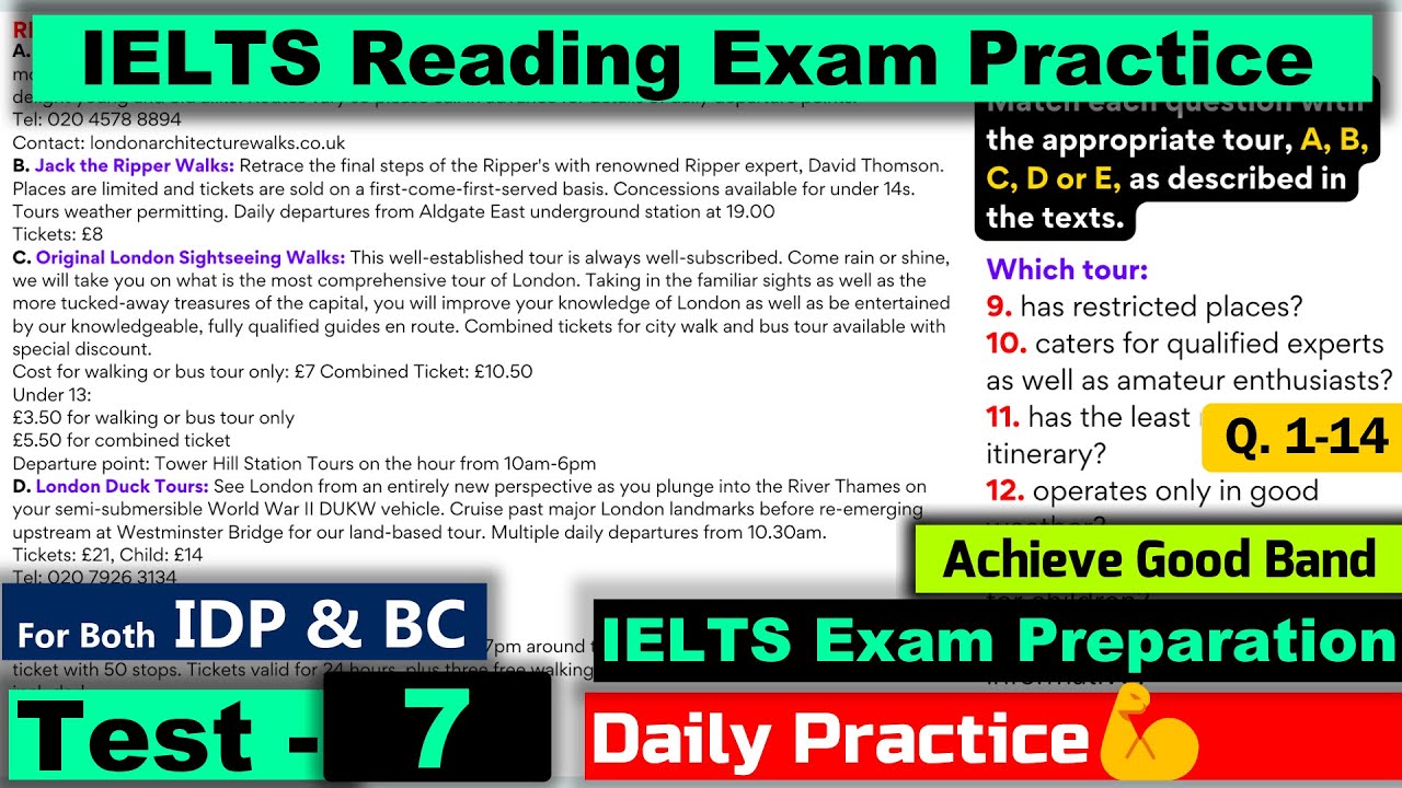 IELTS Reading Practice Test 2023 with Answers Real Exam   7 