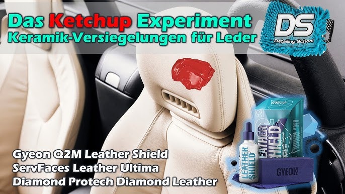 SHWARZ Leder Lenkrad Reparatur Set Lederfarbe Lederlak Kia Hyundai Toyota  Honda