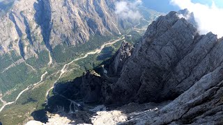 Monte Agner to Taibon | wingsuit BASE | Dolomites | 4K